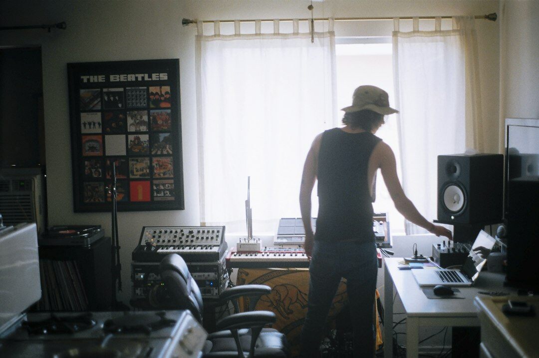 Finnish man sound engineer portrait