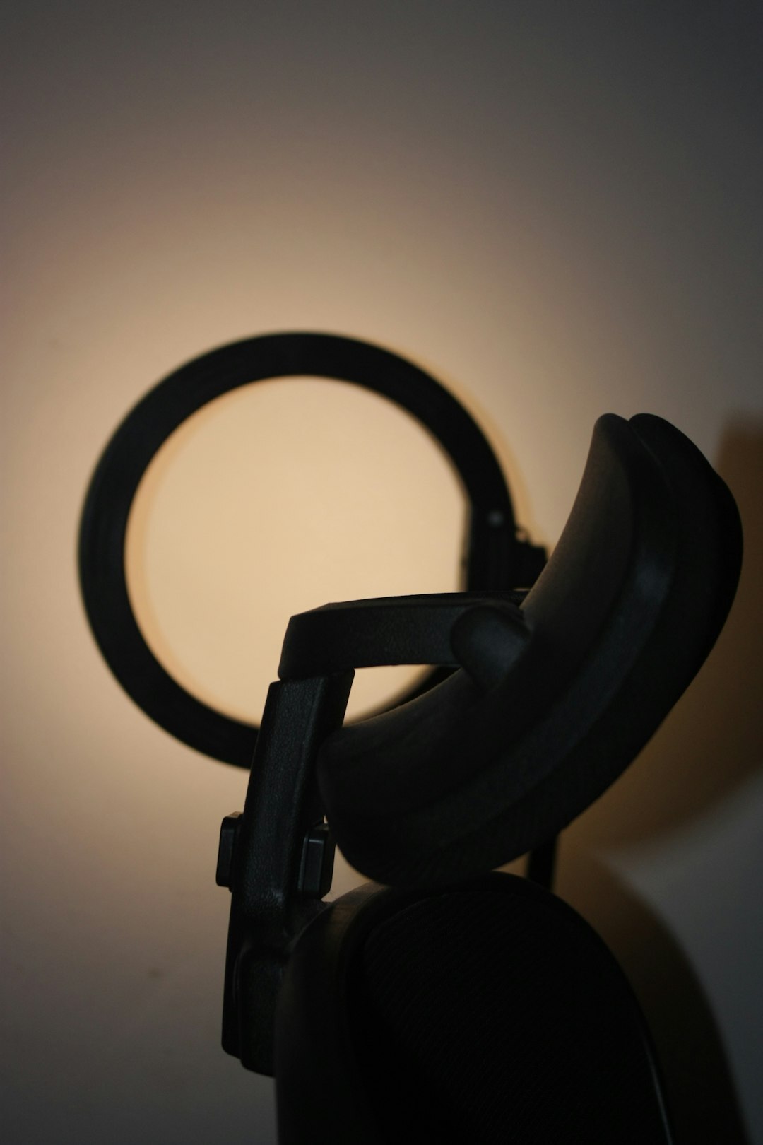 Studio lighting rig with softboxes and grid